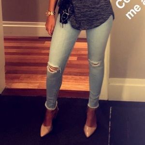 Light wash jeans from Banana Republic